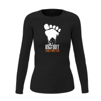Thumbnail for Bigfoot Lives Matter Women Long Sleeve Shirt