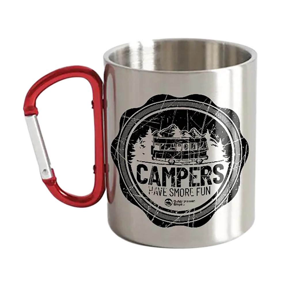 Camping Seal Carabiner Mug 12oz