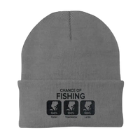 Thumbnail for Chance of Fishing Embroidered Beanie