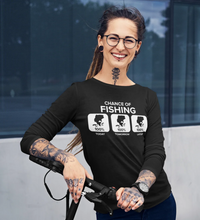 Thumbnail for Chance of Fishing Women Long Sleeve Shirt