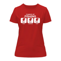 Thumbnail for Chance of Fishing T-Shirt for Women