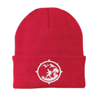 Thumbnail for Hiking Mountain Compass Embroidered Beanie