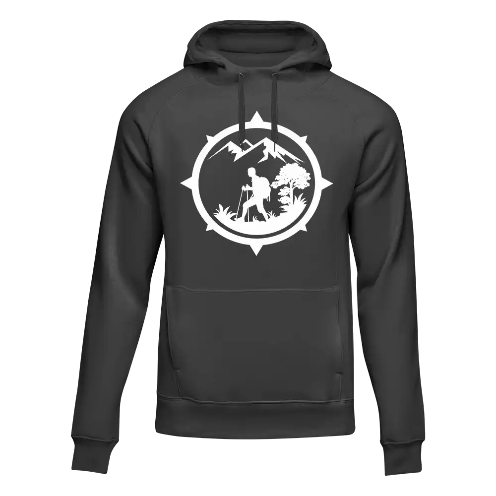 Hiking Mountain Compass Unisex Hoodie