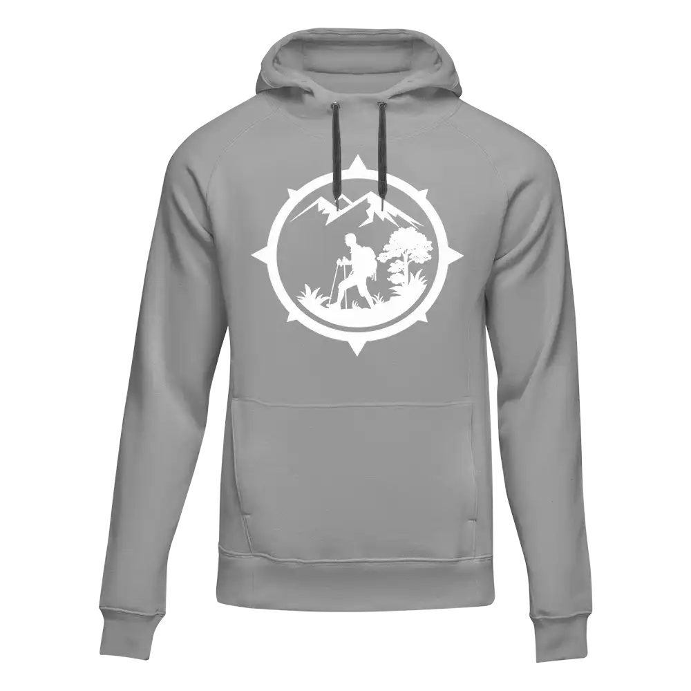 Hiking Mountain Compass Unisex Hoodie