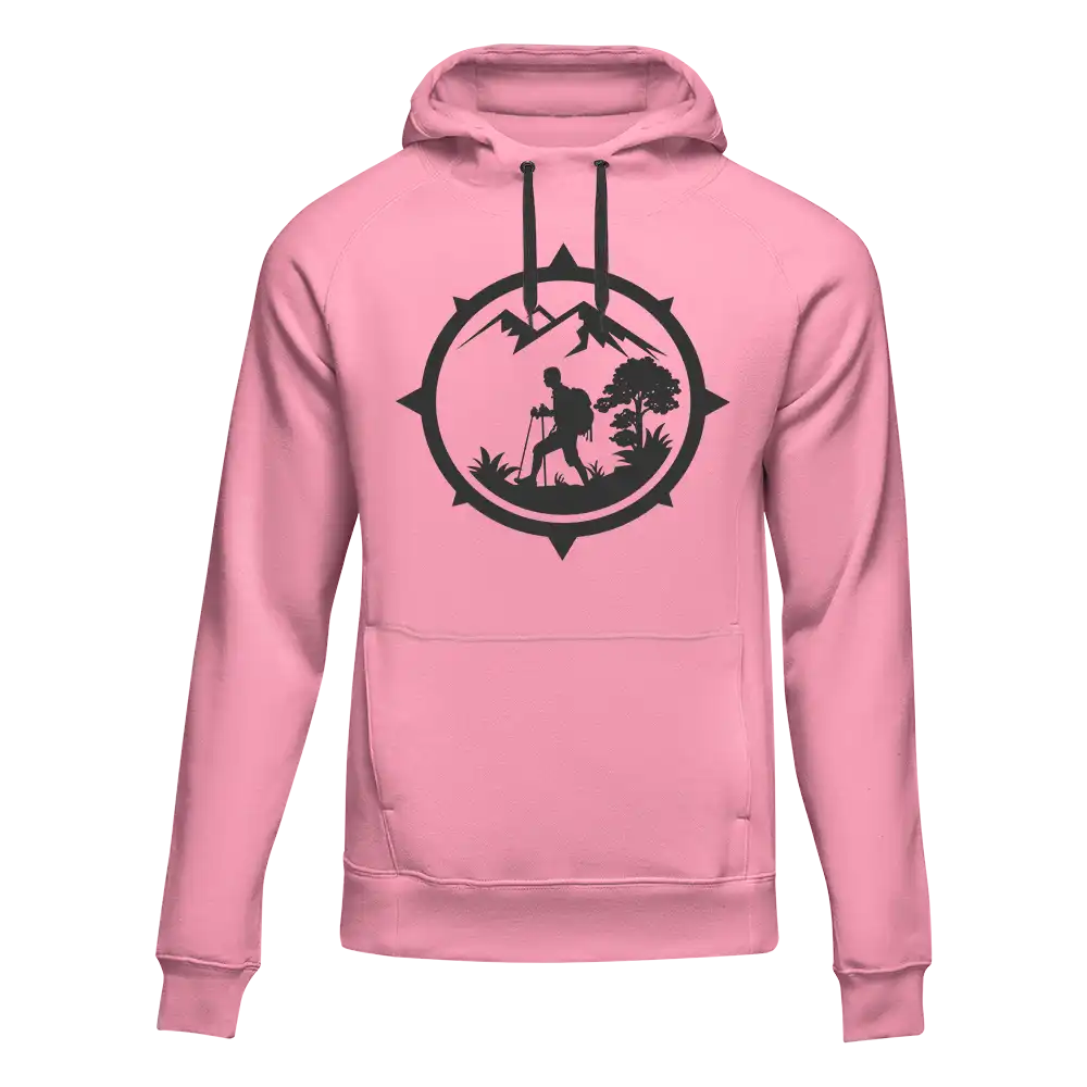 Hiking Mountain Compass Unisex Hoodie