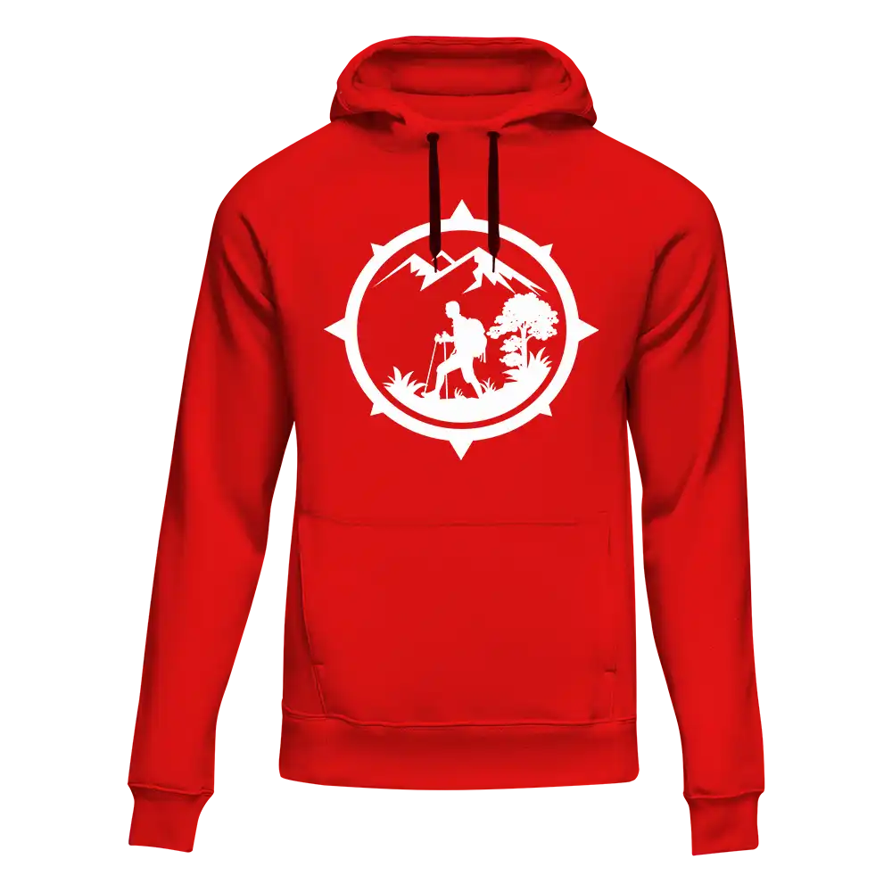 Hiking Mountain Compass Unisex Hoodie