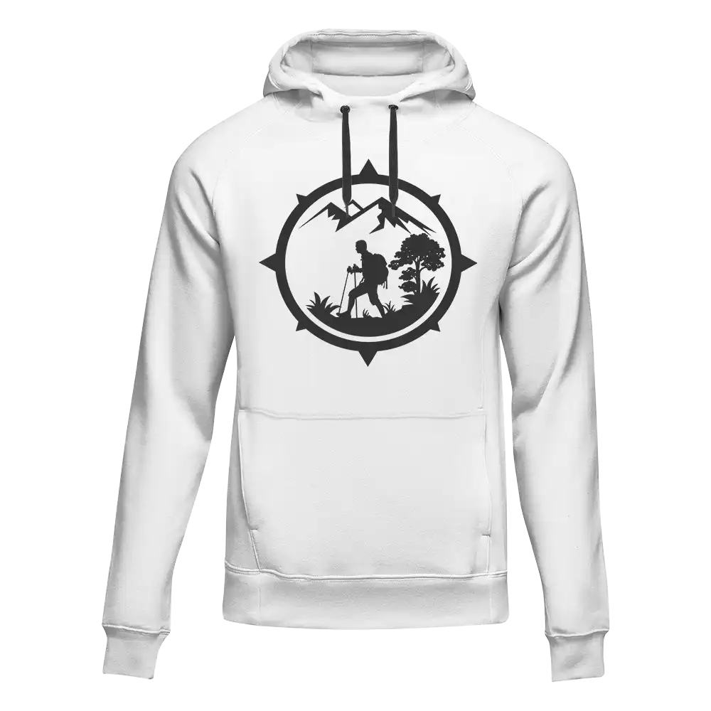 Hiking Mountain Compass Unisex Hoodie