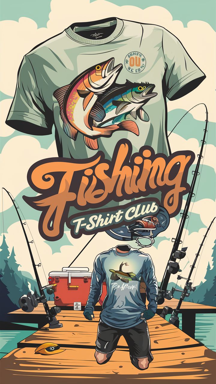 FISHING T-Shirt Club - BLACK