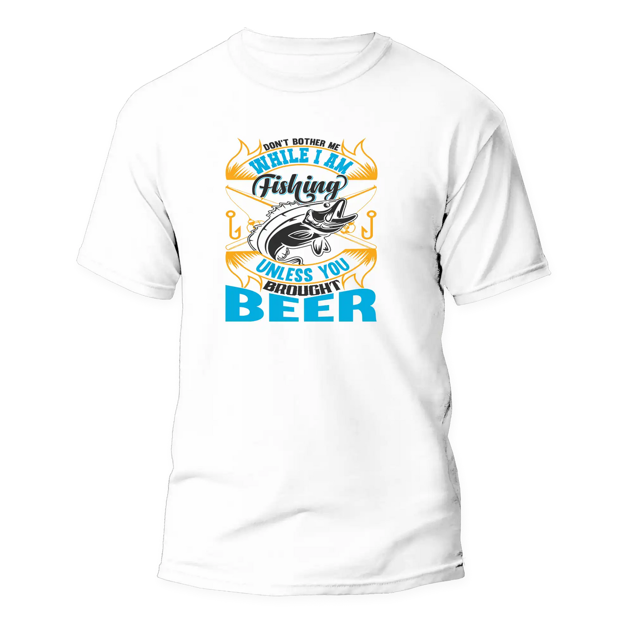 Don't Bother Me While I'm Fishing Man T-Shirt
