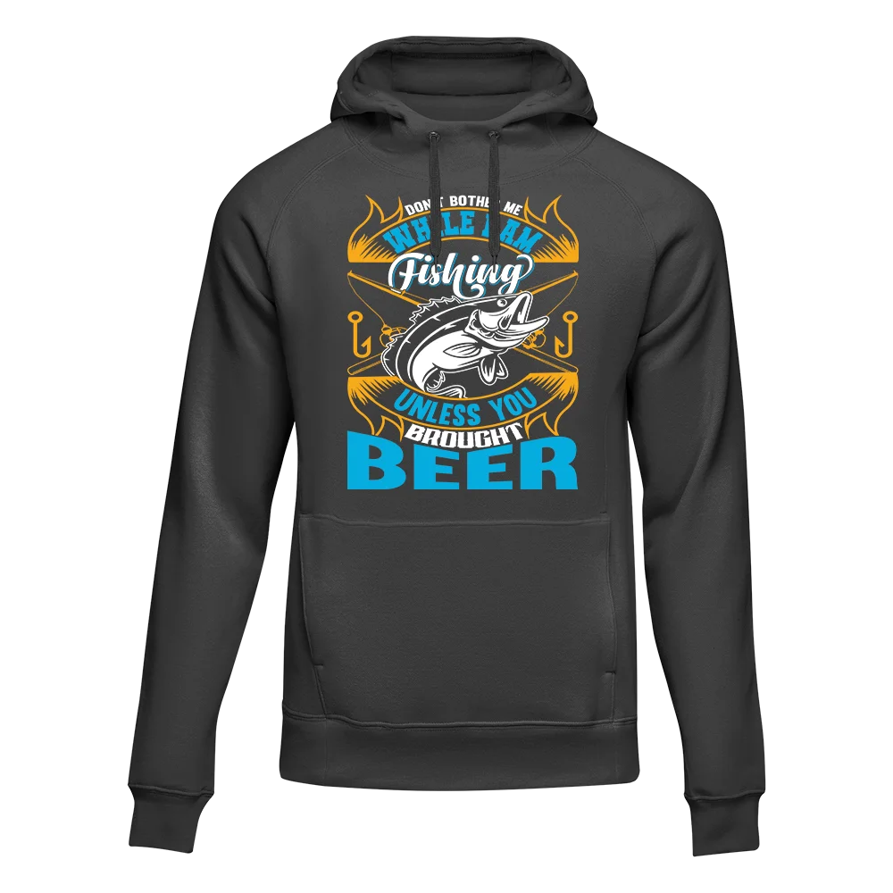 Don't Bother Me While I'm Fishing Unisex Hoodie