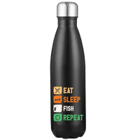 Thumbnail for Eat Sleep Fishing Repeat Stainless Steel Water Bottle