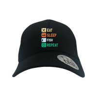 Thumbnail for Eat Sleep Fishing Repeat Printed Trucker Hat