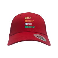 Thumbnail for Eat Sleep Fishing Repeat Printed Trucker Hat