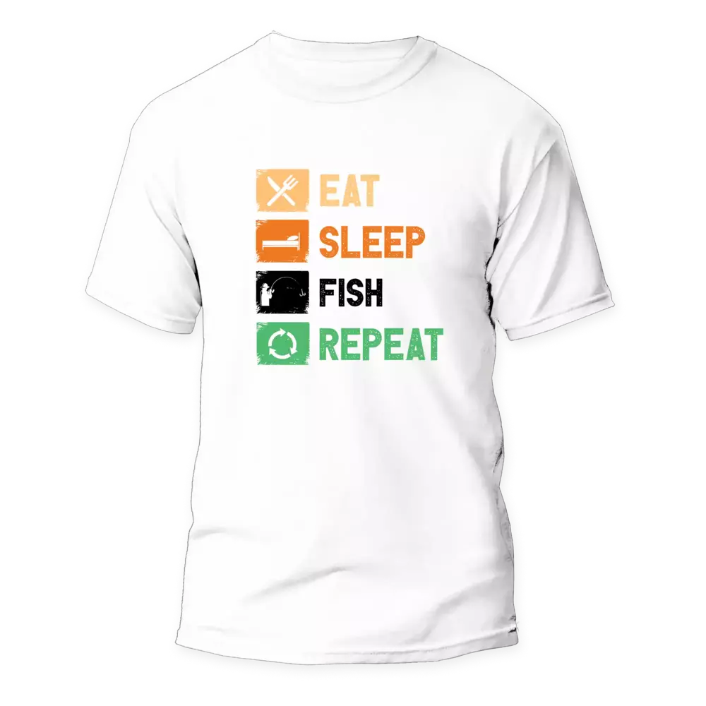 Eat Sleep Fishing Repeat Man T-Shirt