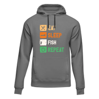 Thumbnail for Eat Sleep Fishing Repeat Unisex Hoodie