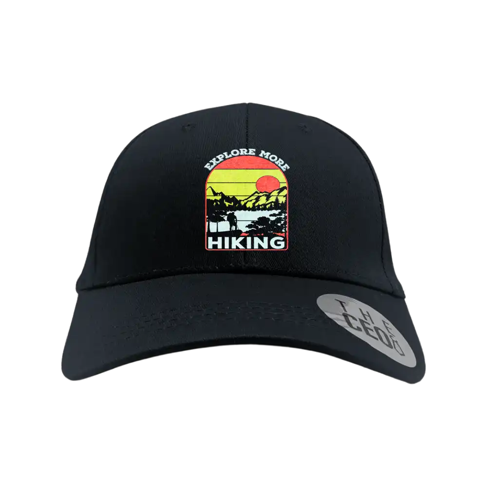 Explore More Hiking Embroidered Baseball Hat