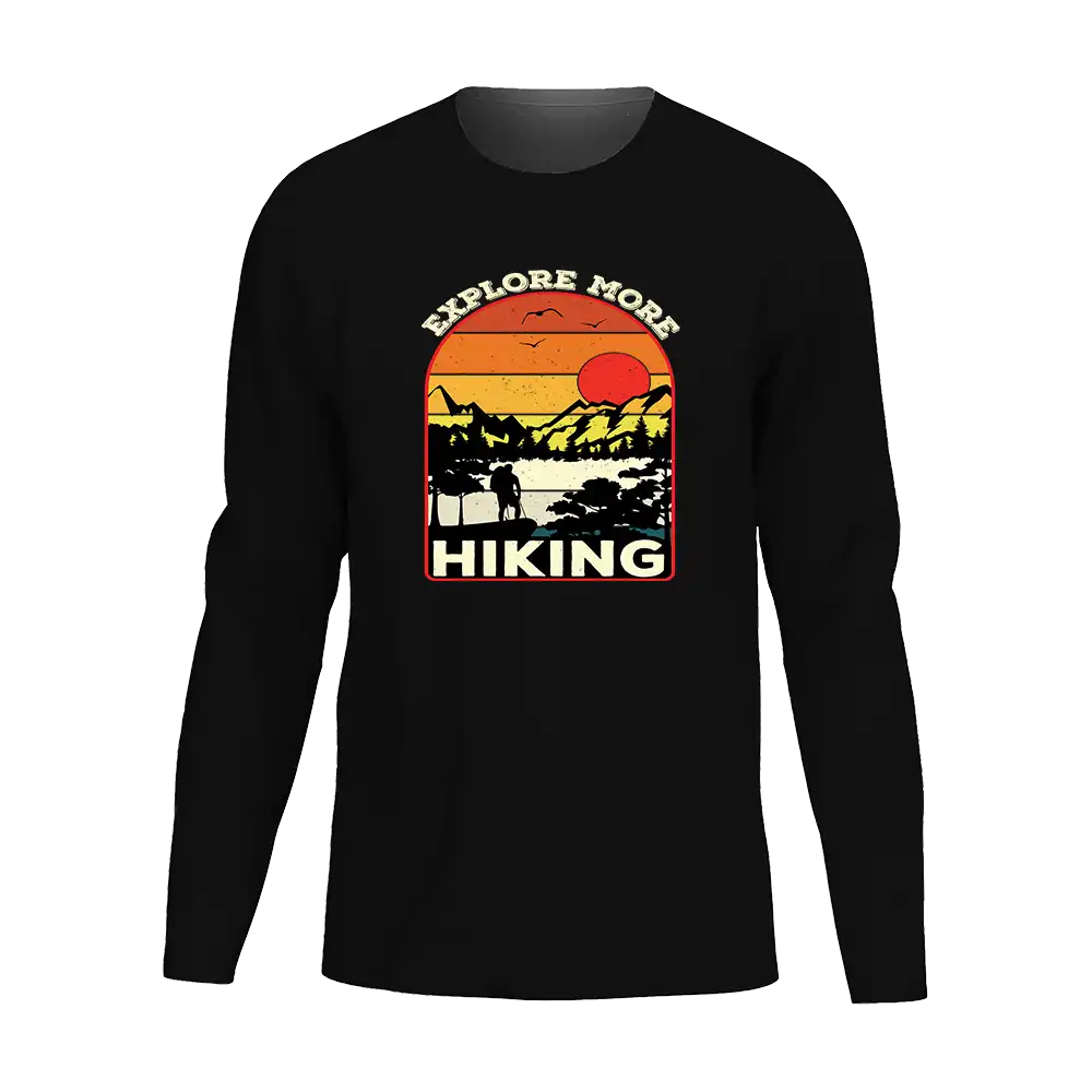 Explore More Hiking Men Long Sleeve Shirt