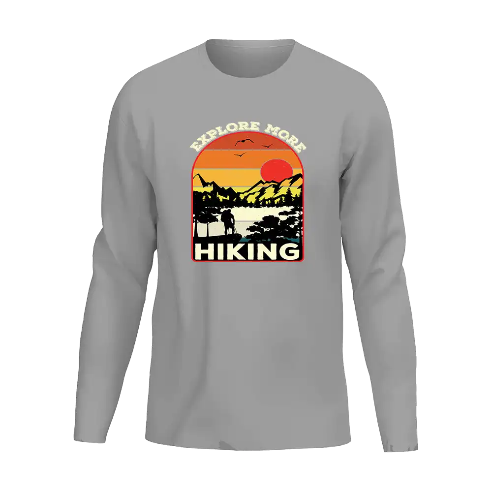 Explore More Hiking Men Long Sleeve Shirt