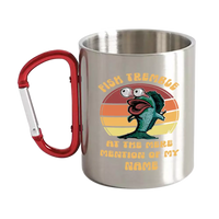Thumbnail for Fish Tremble Carabiner Mug 12oz