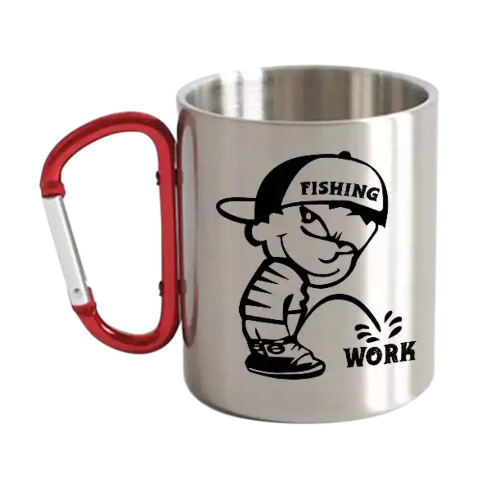 Fishing And Work Carabiner Mug 12oz