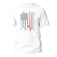 Thumbnail for Fishing Rod American Flag Women Hoodie