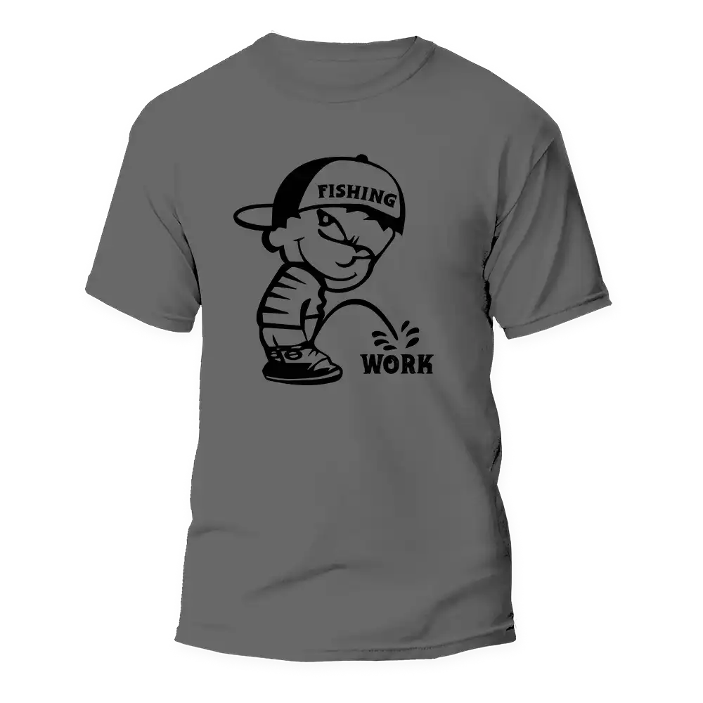 Fishing And Work Man T-Shirt