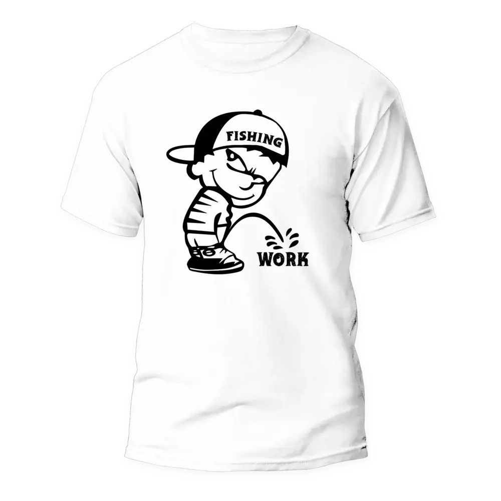 Fishing And Work Man T-Shirt