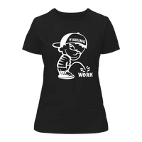 Thumbnail for Fishing And Work T-Shirt for Women