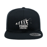 Thumbnail for Fishing Evolution Embroidered Flat Bill Cap