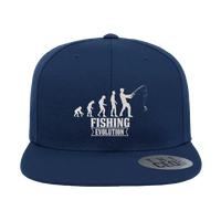 Thumbnail for Fishing Evolution Embroidered Flat Bill Cap