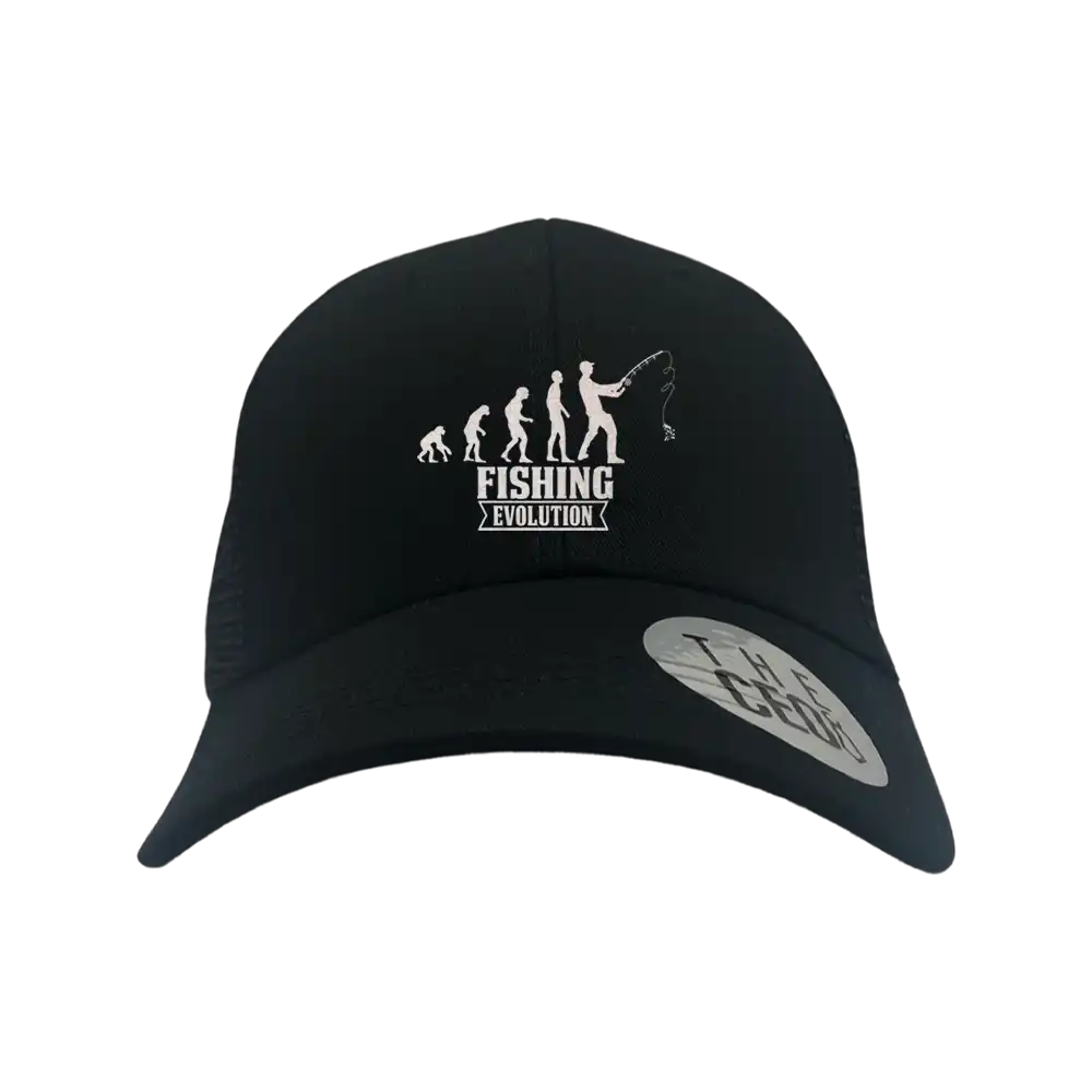 Fishing Evolution Embroidered Trucker Hat