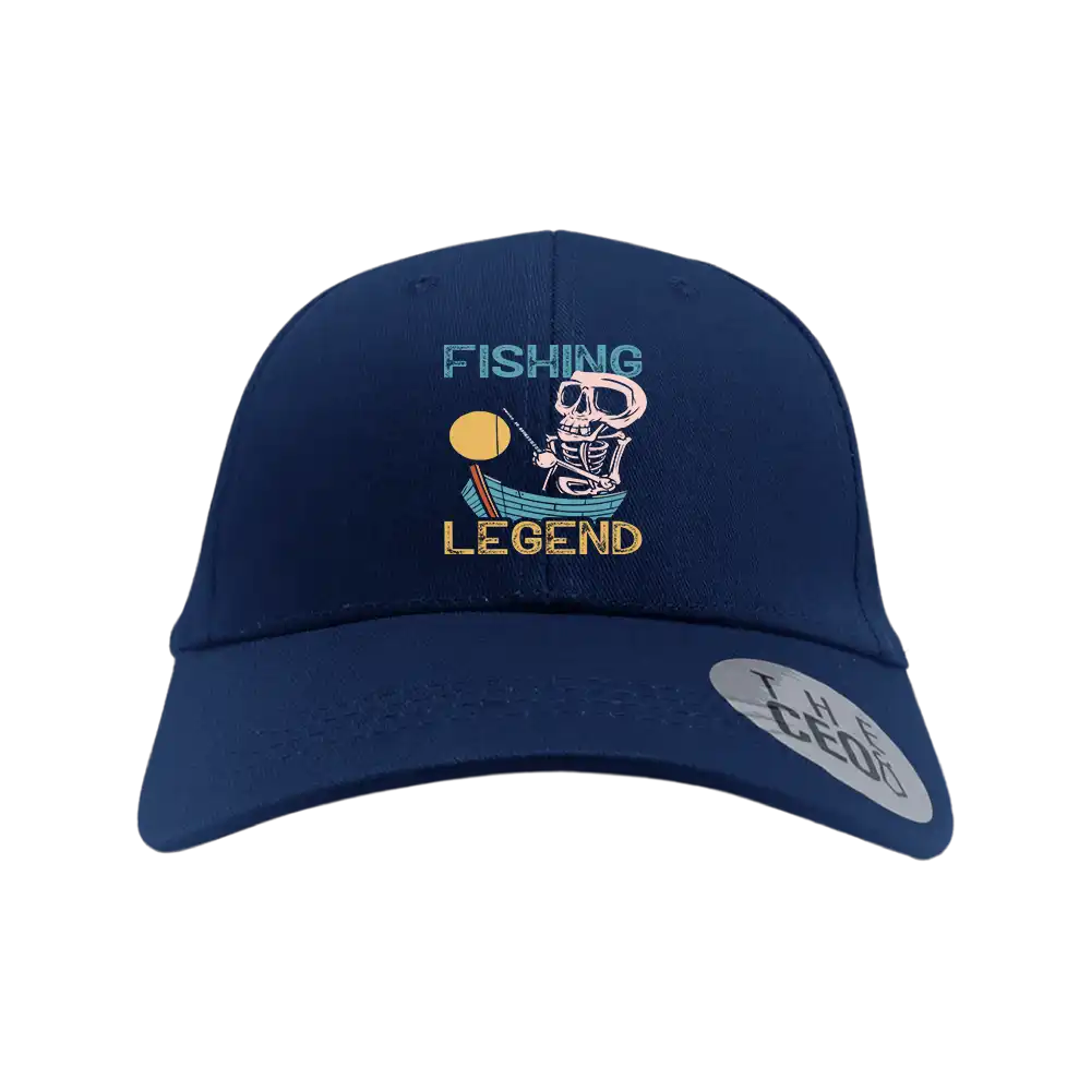 Fishing Legend Embroidered Baseball Hat