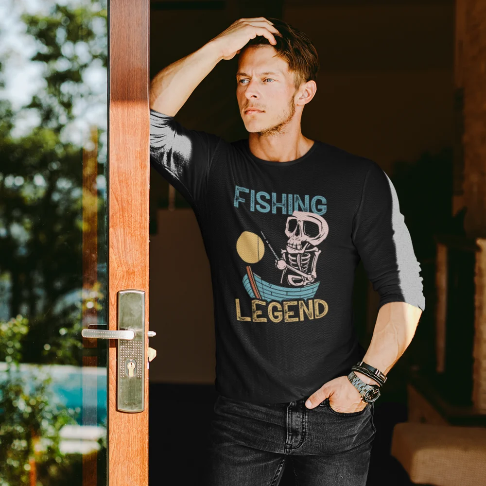 Fishing Legend Men Long Sleeve Shirt