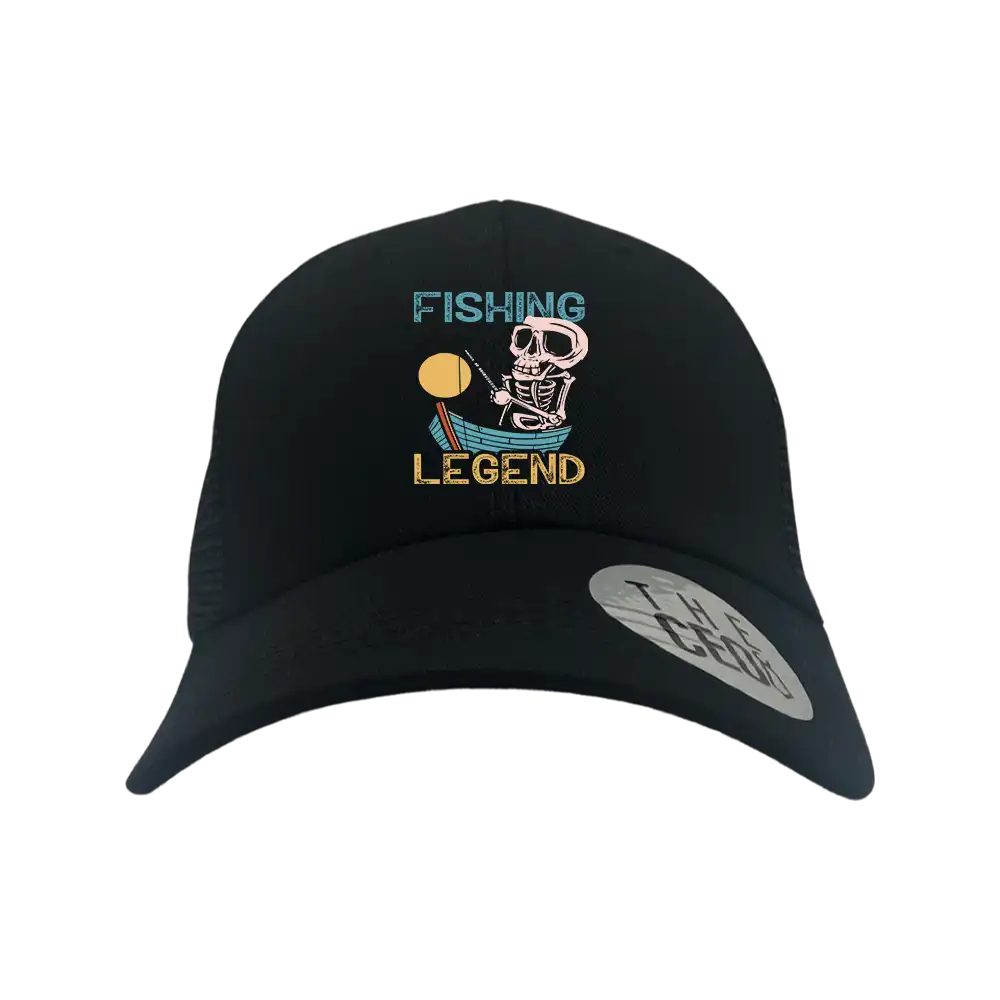 Fishing Legend Embroidered Trucker Hat