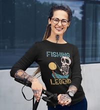 Thumbnail for Fishing Legend Women Long Sleeve Shirt