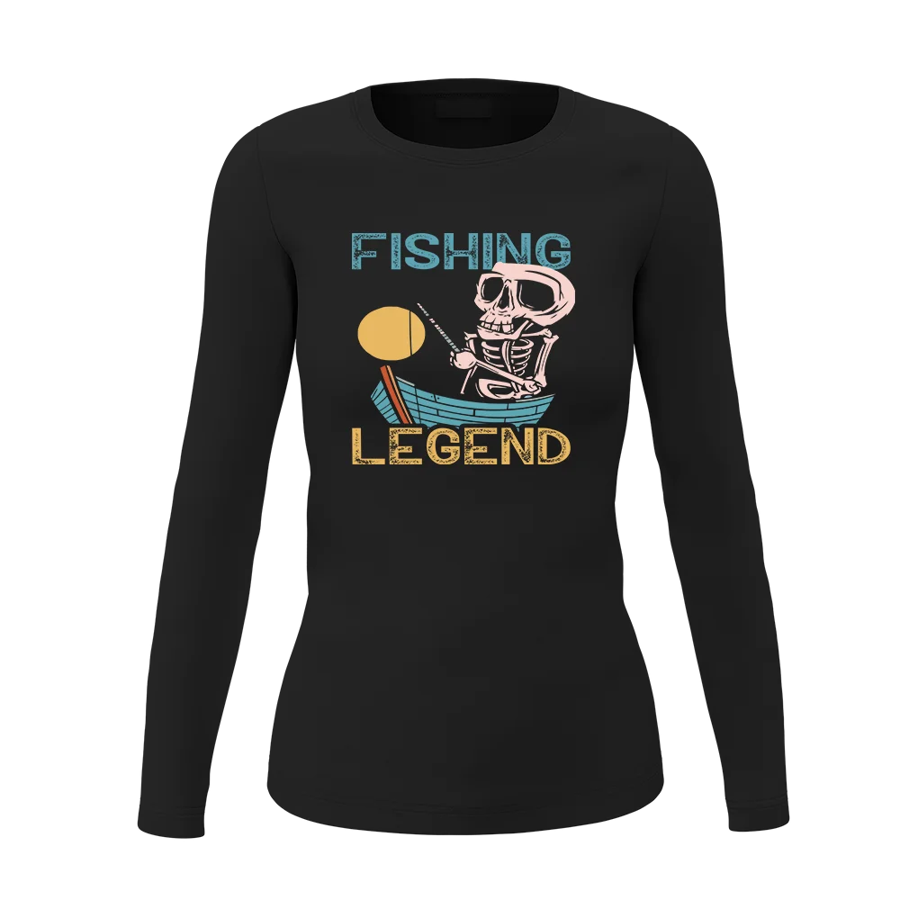 Fishing Legend Women Long Sleeve Shirt