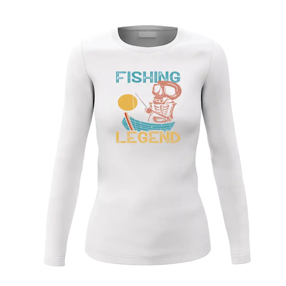 Fishing Legend Women Long Sleeve Shirt