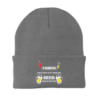 Thumbnail for Fishing Solves All My Problem Embroidered Beanie