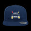 Fishing Solves All My Problem Embroidered Flat Bill Cap