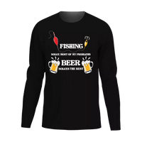 Thumbnail for Fishing Solves All My Problem Long Sleeve Shirt