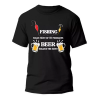 Thumbnail for Fishing Solves All My Problem Man T-Shirt