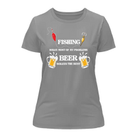 Thumbnail for Fishing Solves All My Problem T-Shirt for Women