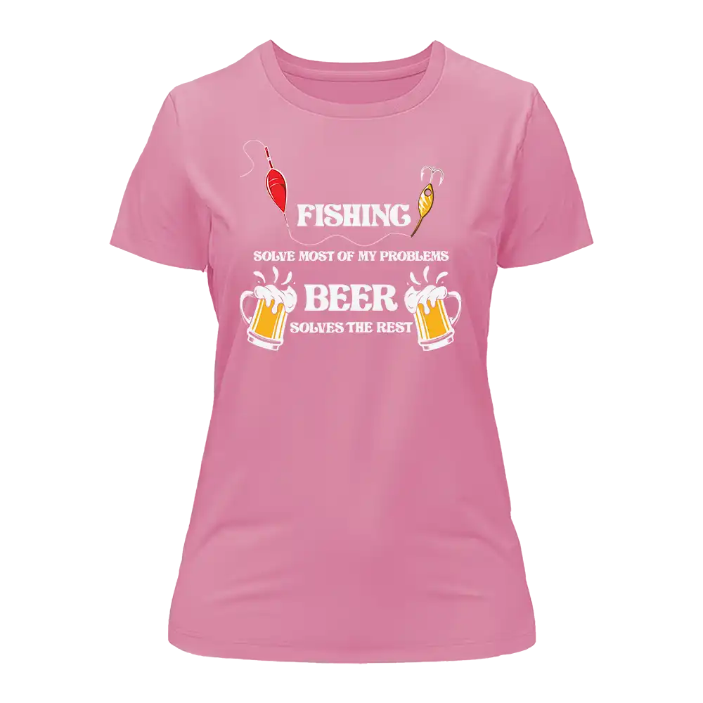 Fishing Solves All My Problem T-Shirt for Women