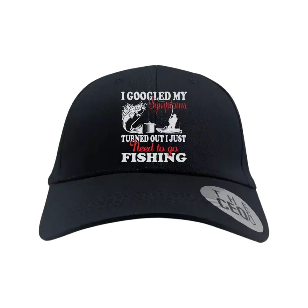 Fishing Symptoms Embroidered Baseball Hat