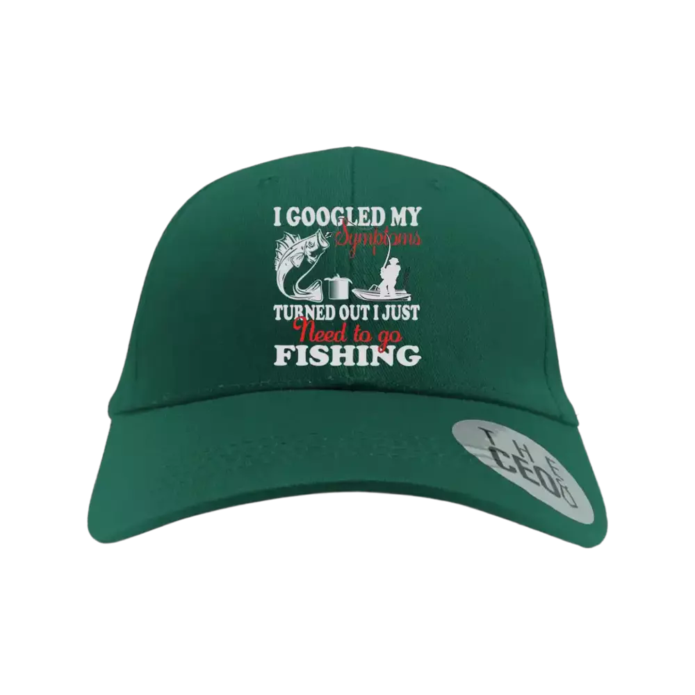 Fishing Symptoms Embroidered Baseball Hat