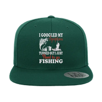 Thumbnail for Fishing Symptoms Embroidered Flat Bill Cap