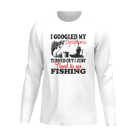 Thumbnail for Fishing Symptoms Men Long Sleeve Shirt