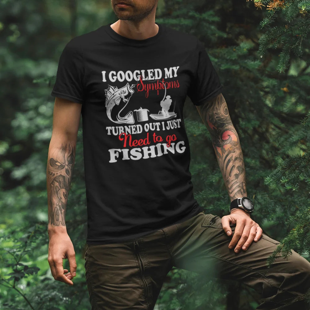 Fishing Symptoms Man T-Shirt