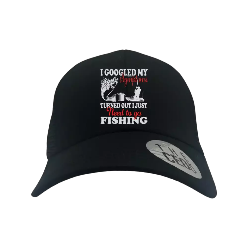 Fishing Symptoms Embroidered Trucker Hat