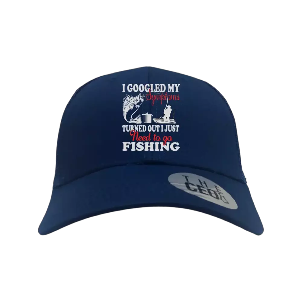 Fishing Symptoms Embroidered Trucker Hat